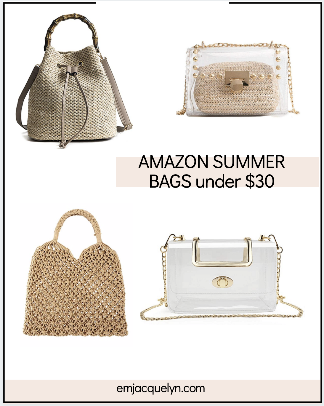 Favorite Amazon summer bags
