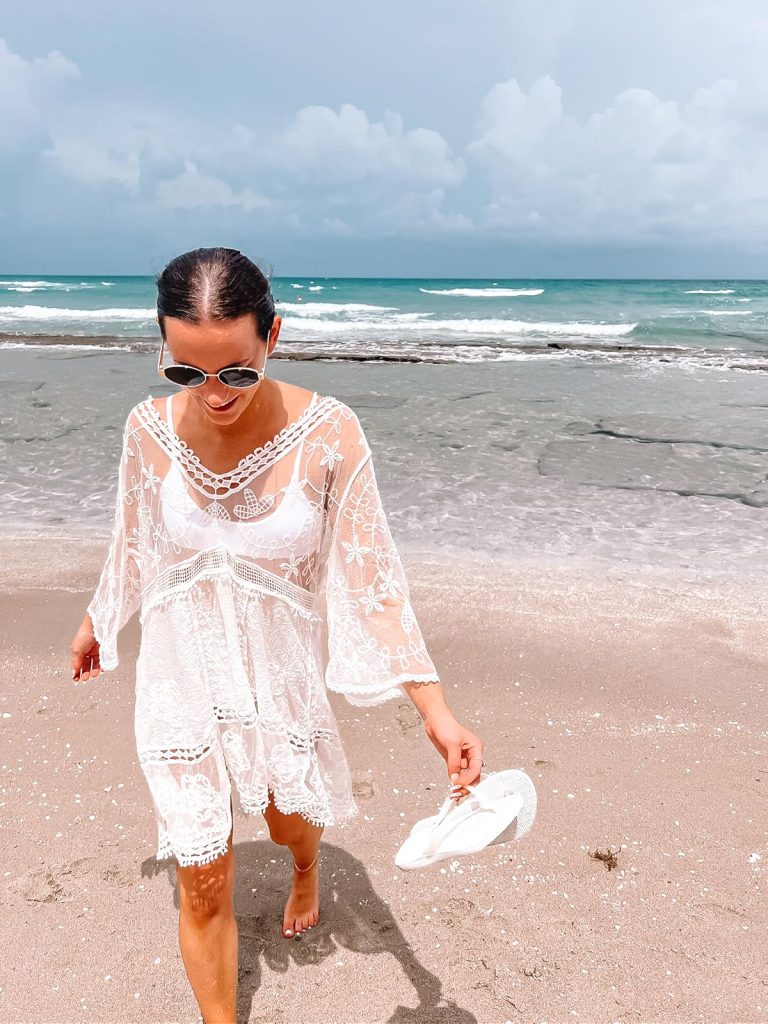 Lace Dress Cover-Up white lace dress cover-up for what to wear to the beach