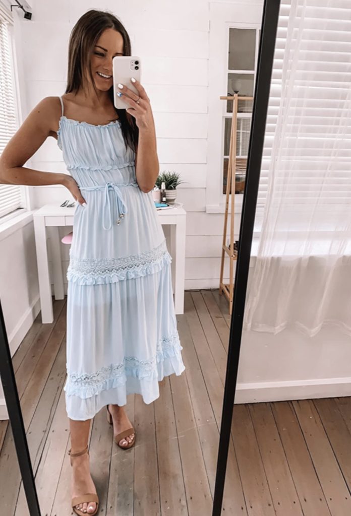 Boho Spaghetti Strap Dress