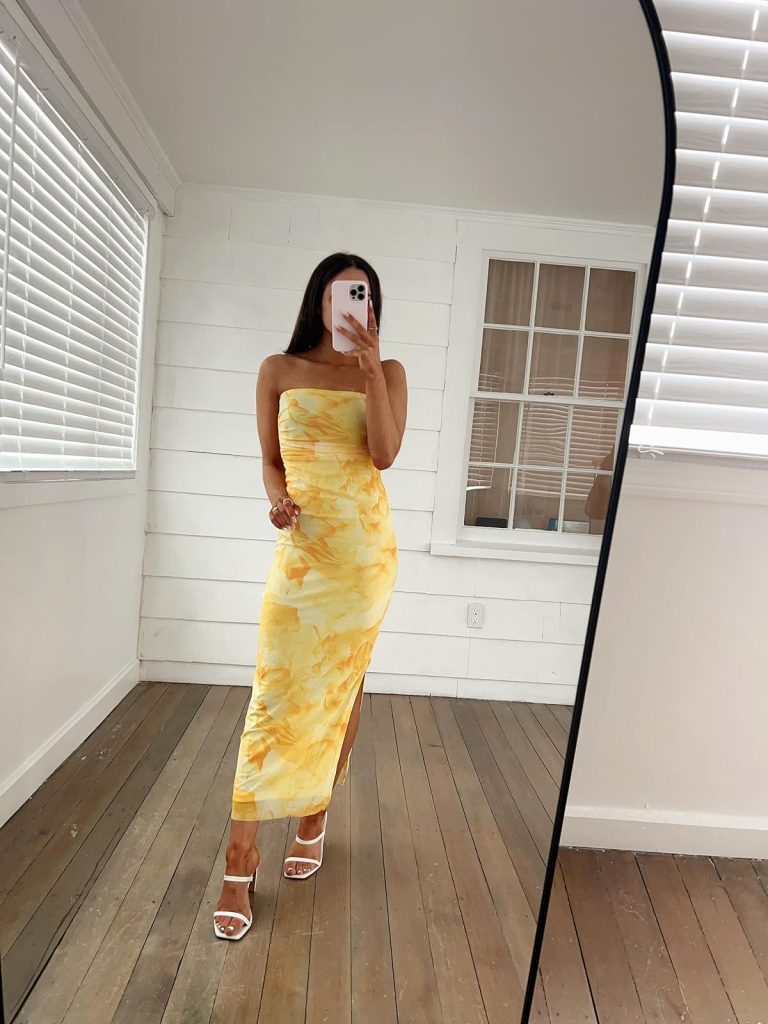 yellow dress What to Wear to Summer Wedding