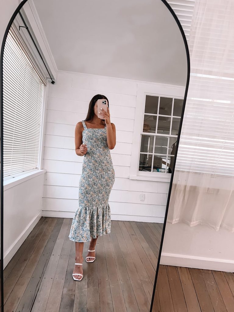 Easter Dresses from Amazon: Smocked Ruffle Bodycon Dress