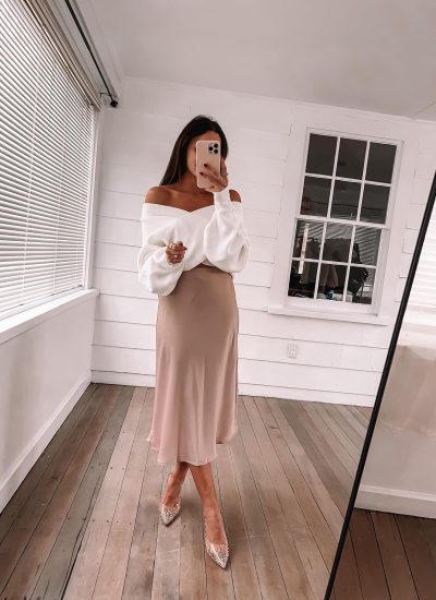 11 Satin Skirt Outfits from Amazon