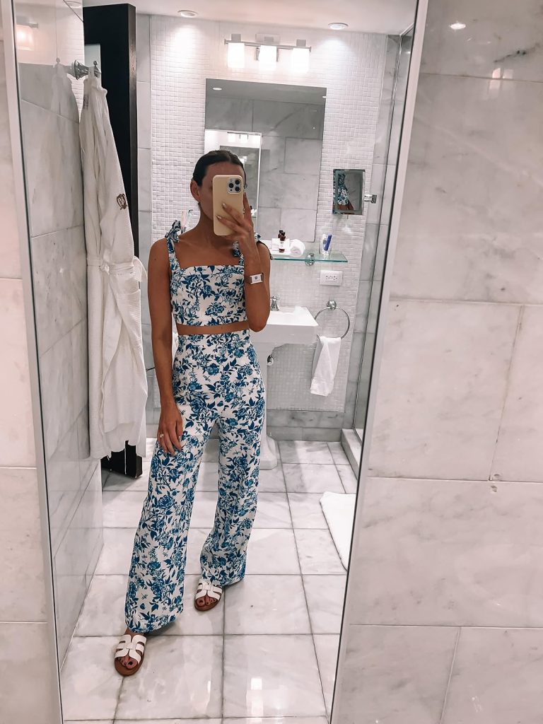 Two-Piece Floral Set
