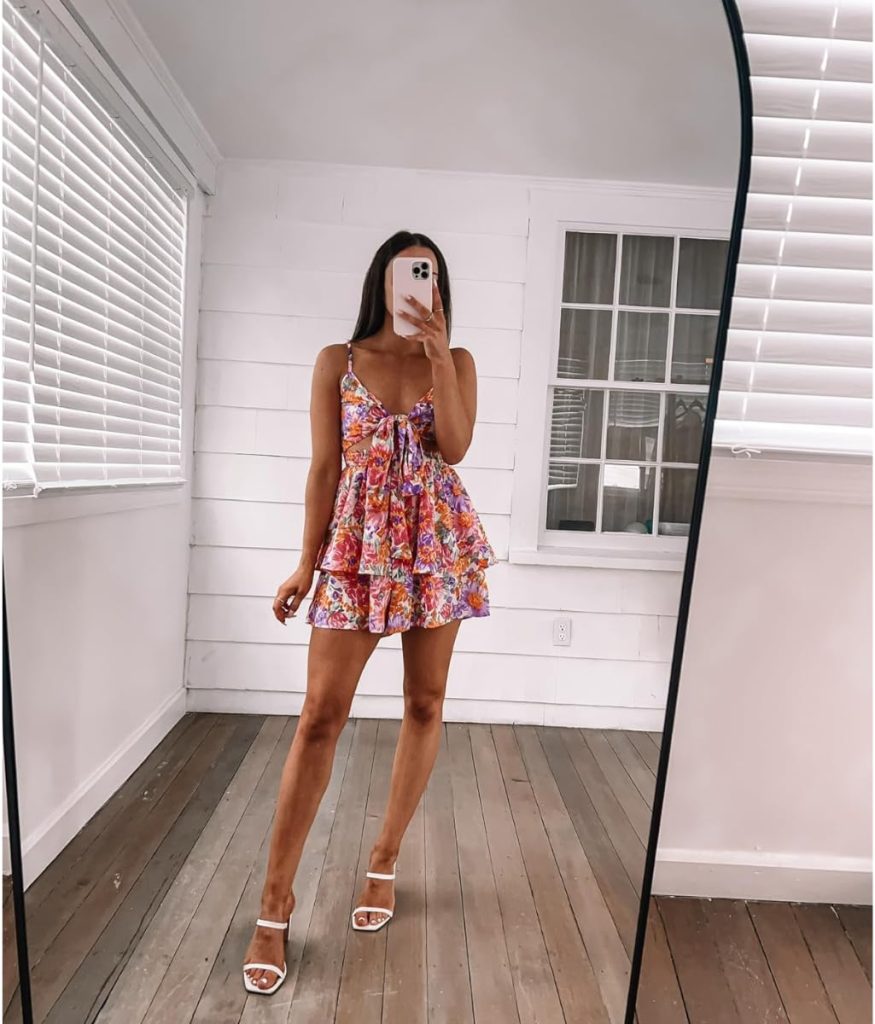 Floral V-Neck Jumpsuit
