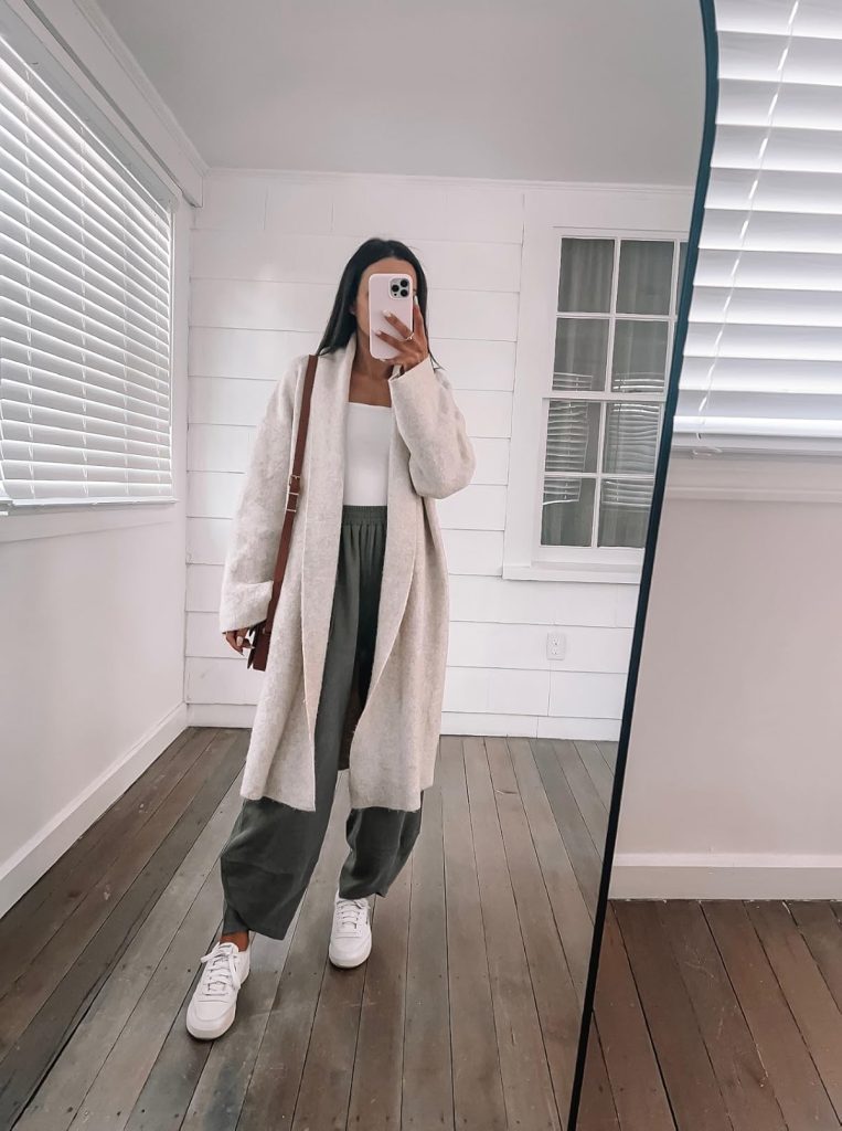 Spring Long Cardigan Outfit