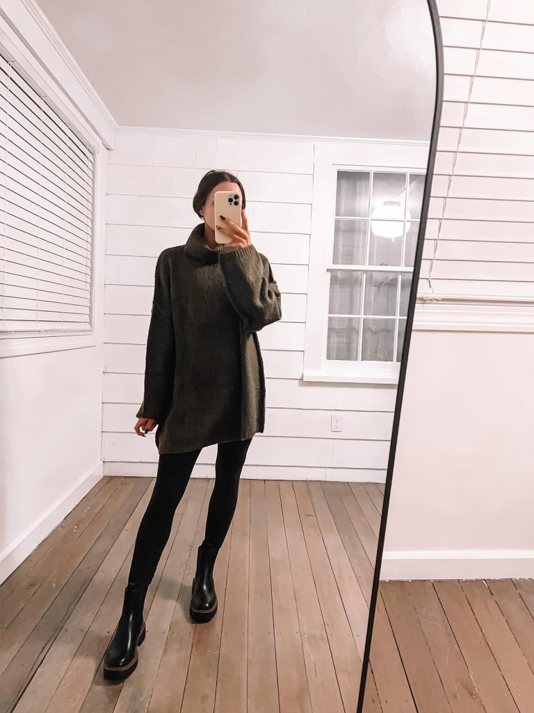 tunic sweater outfit