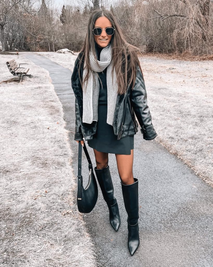 scarf fall outfit